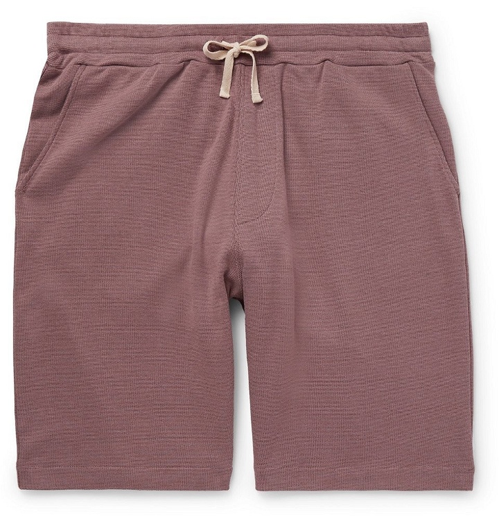 Photo: Oliver Spencer - Weston Stretch Cotton-Blend Drawstring Shorts - Pink