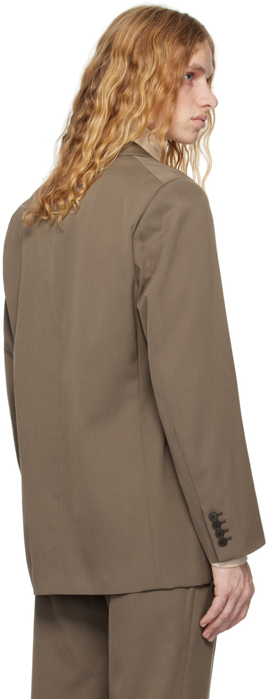 スーツ AURALEE 23SS LIGHT WOOL JACKET & PANTS Auralee Light Wool Max Gabardine Jacket in Top Brown Curated