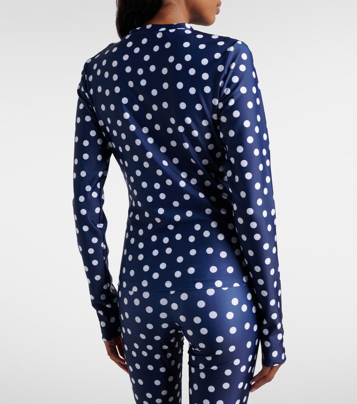 Jean Paul Gaultier Polka-dot jersey top