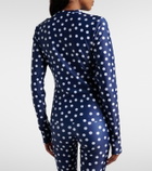 Jean Paul Gaultier Polka-dot jersey top