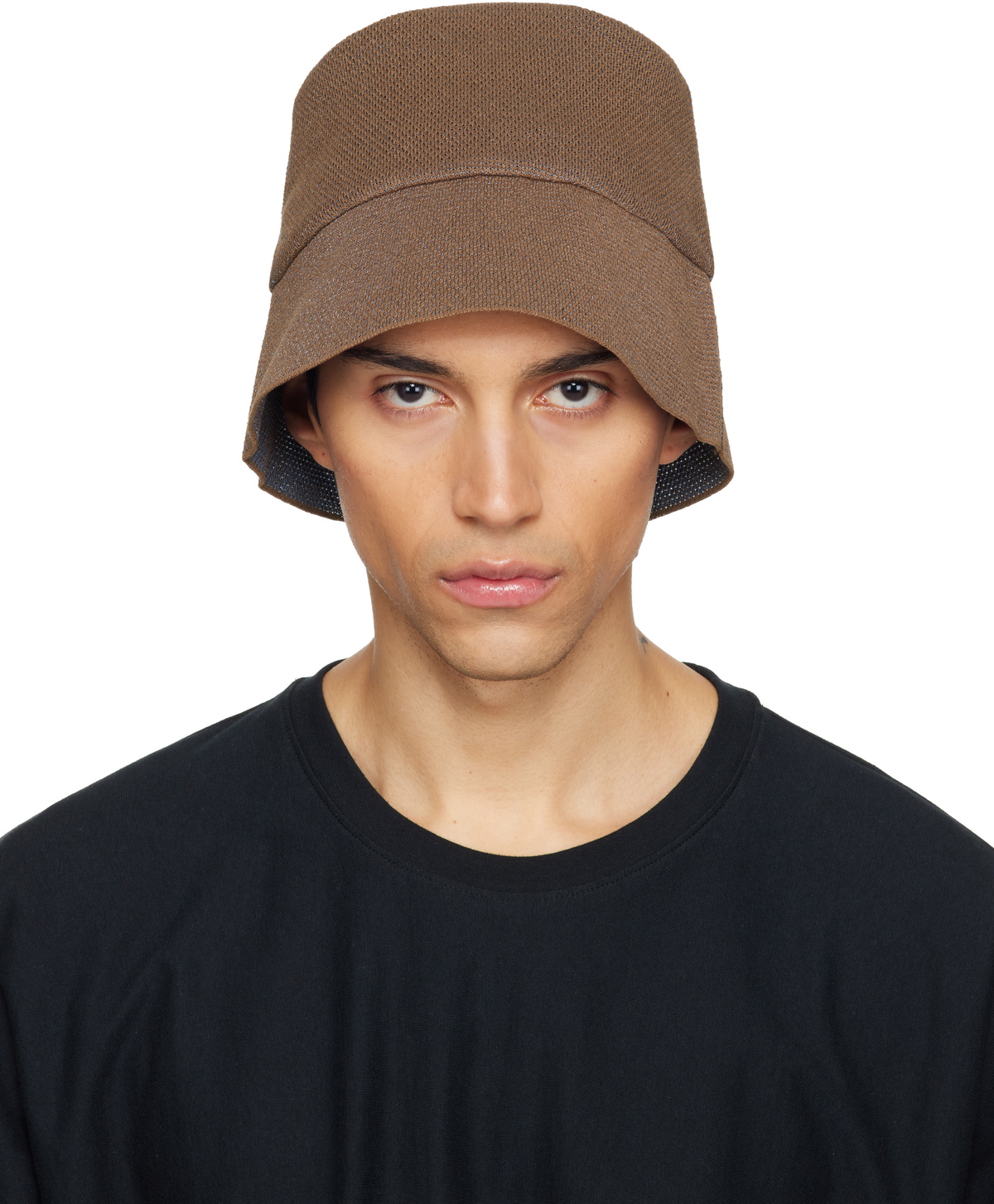 Homme Plissé Issey Miyake Black Blooming Bucket Hat Homme Plisse