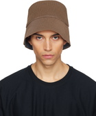 HOMME PLISSÉ ISSEY MIYAKE Brown Washi Bucket Hat