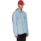 Vetements Blue Levis Edition Open Back Denim Shirt