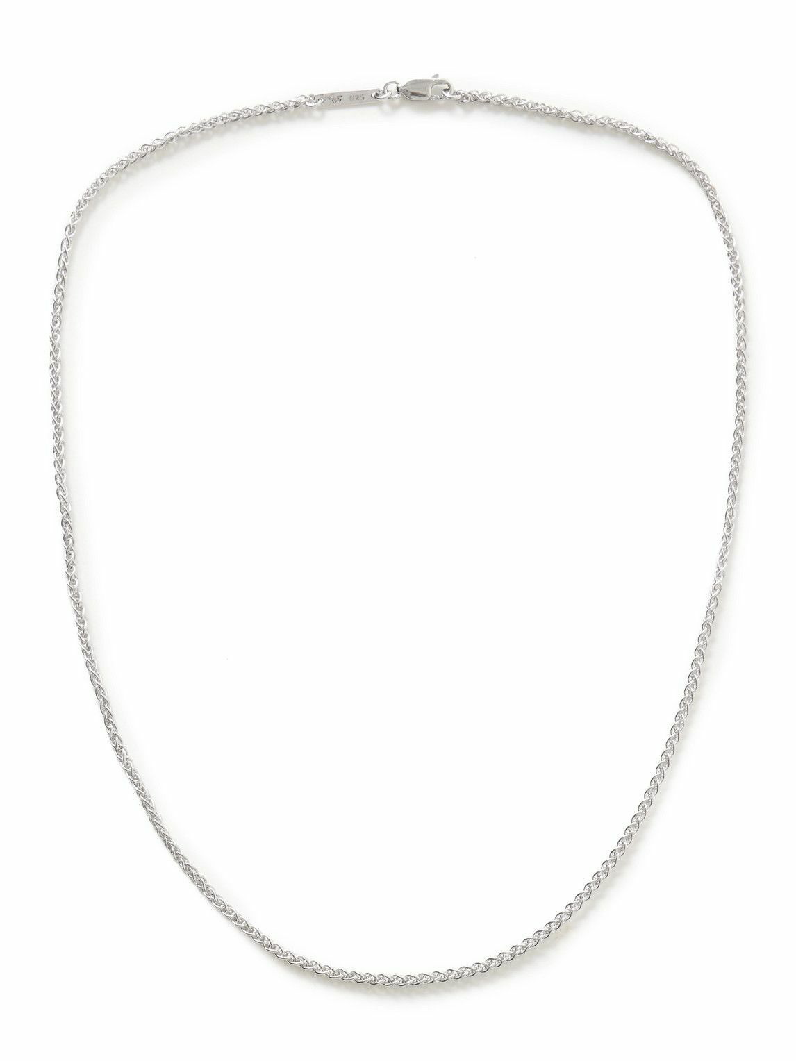 Photo: Tom Wood - Spike Rhodium-Plated Chain Necklace