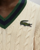 Lacoste Sweater Beige Pullovers