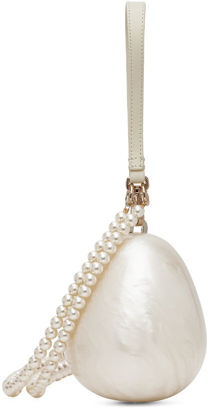 Photo: Simone Rocha Off-White Bell Charm Nano Egg Bag