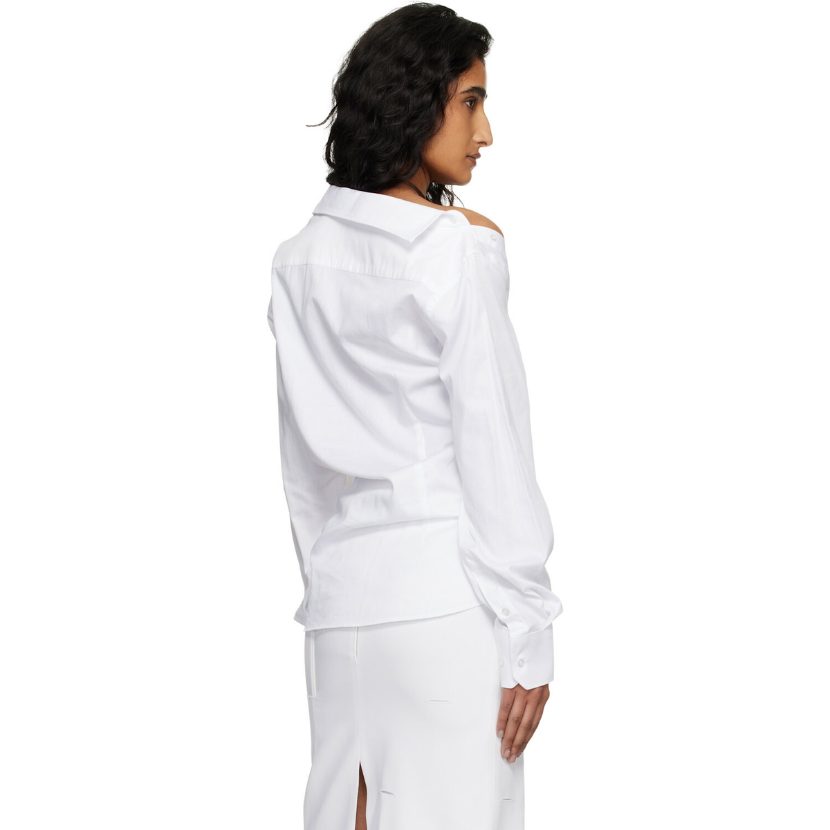 HODAKOVA White Asymmetric Shirt