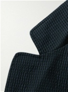 YMC - Scuttlers Gingham Cotton-Blend Seersucker Suit Jacket - Blue
