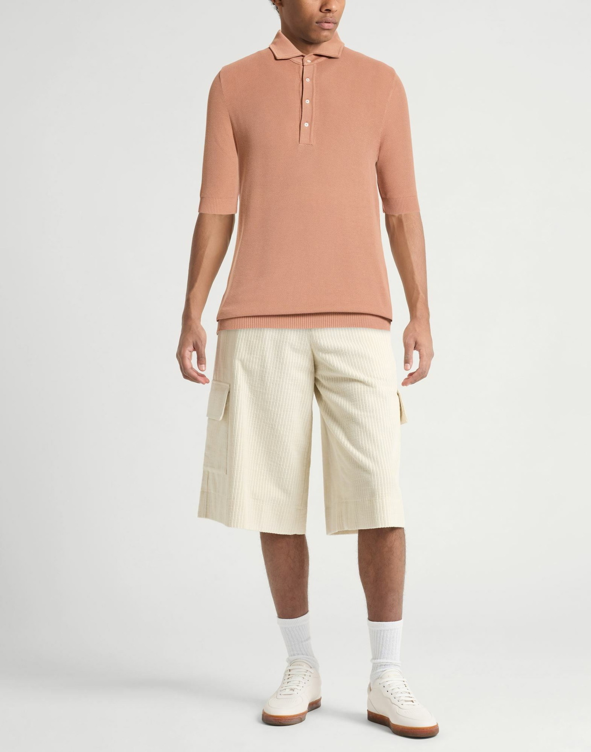 Lardini Mens Sweater Camel