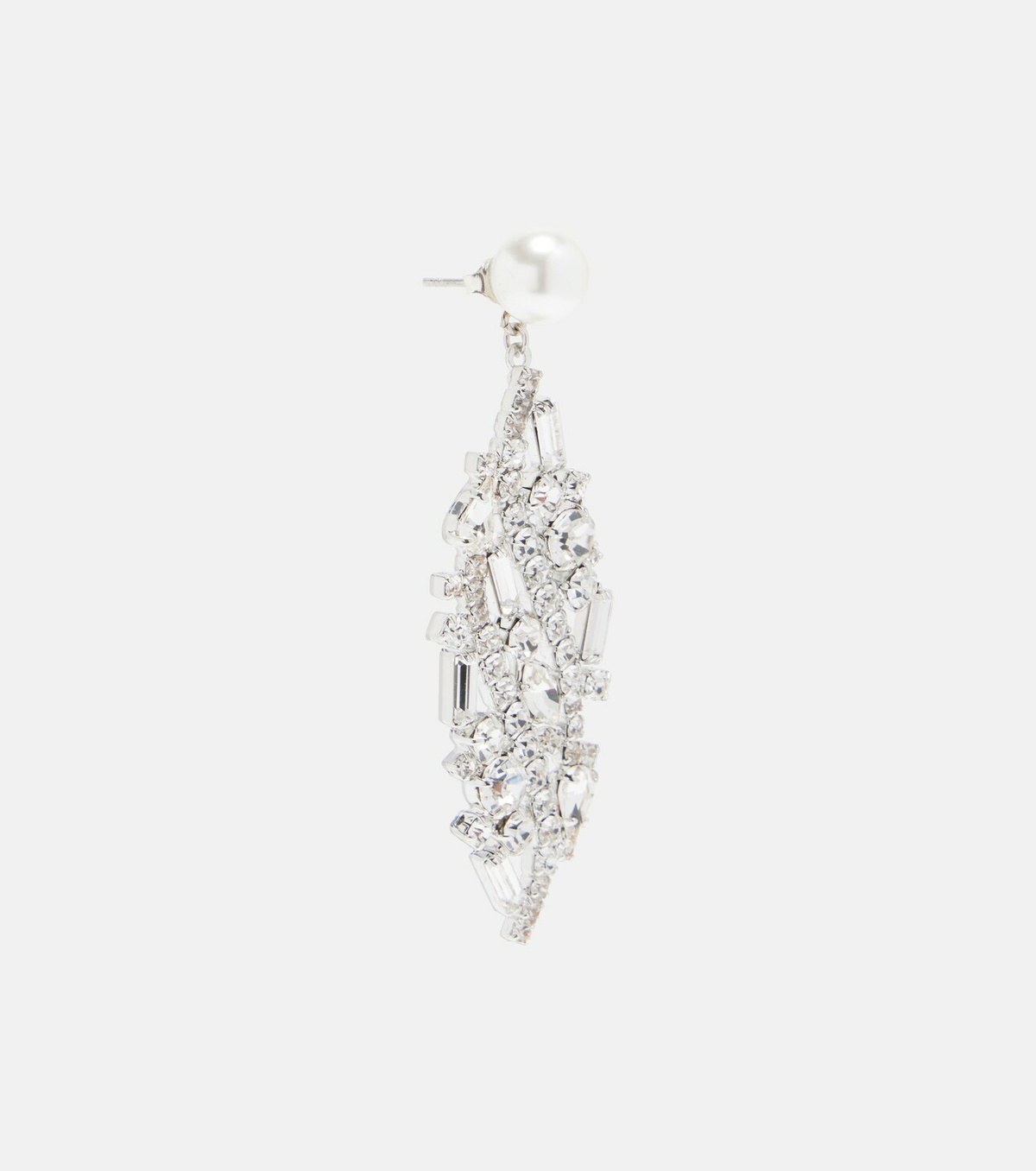 Magda Butrym Crystal-embellished faux-pearl drop earrings
