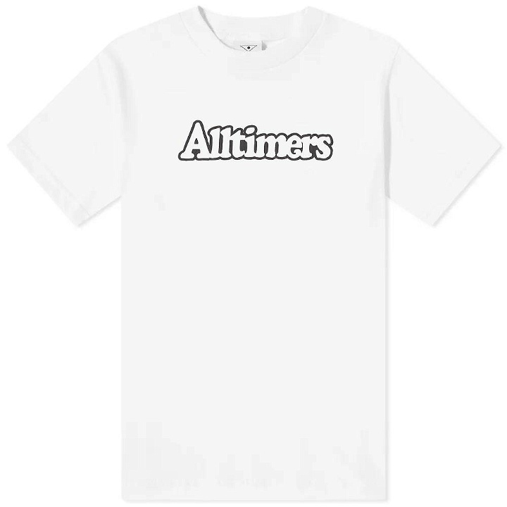 Photo: Alltimers Men's Broadway Puffy Logo T-Shirt in White