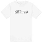 Alltimers Men's Broadway Puffy Logo T-Shirt in White