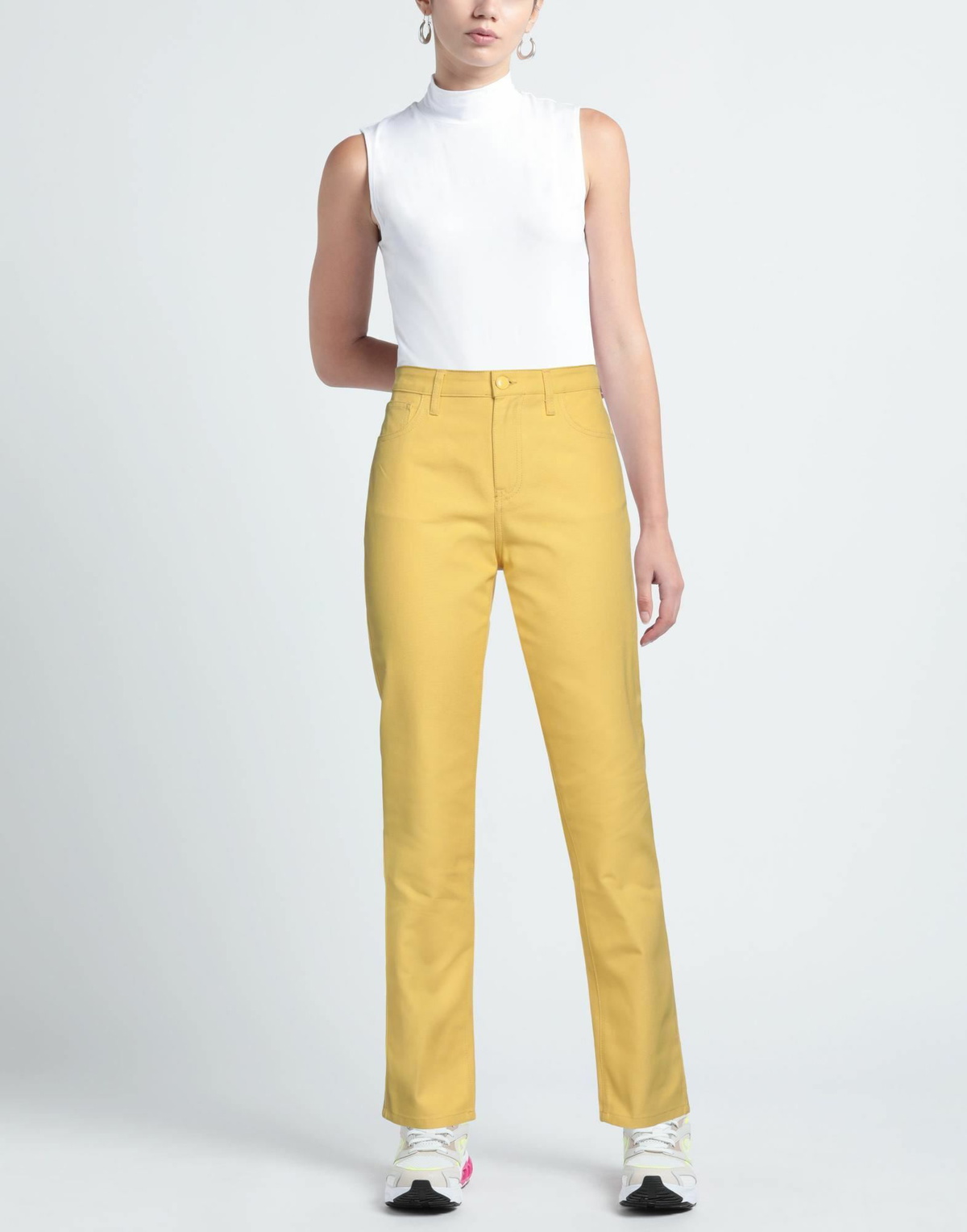 Raf Simons Womens Pants in Yellow