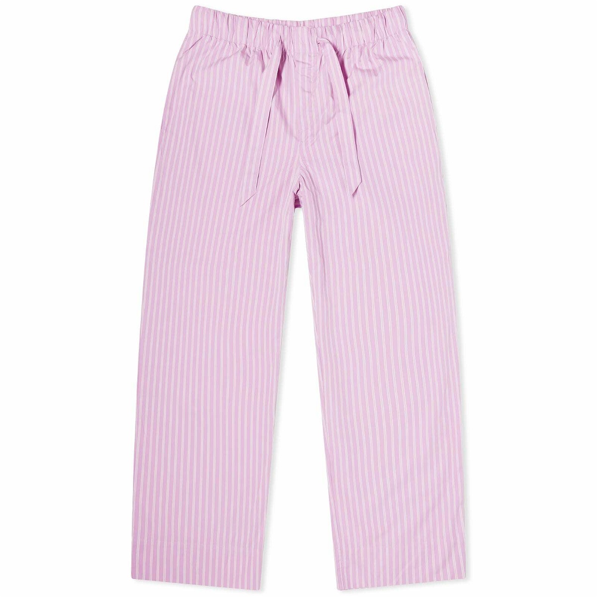 Tekla Fabrics Tekla Sleep Pant in Purple Pink Stripes Tekla Fabrics