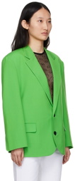 BONBOM Green Double Button Blazer