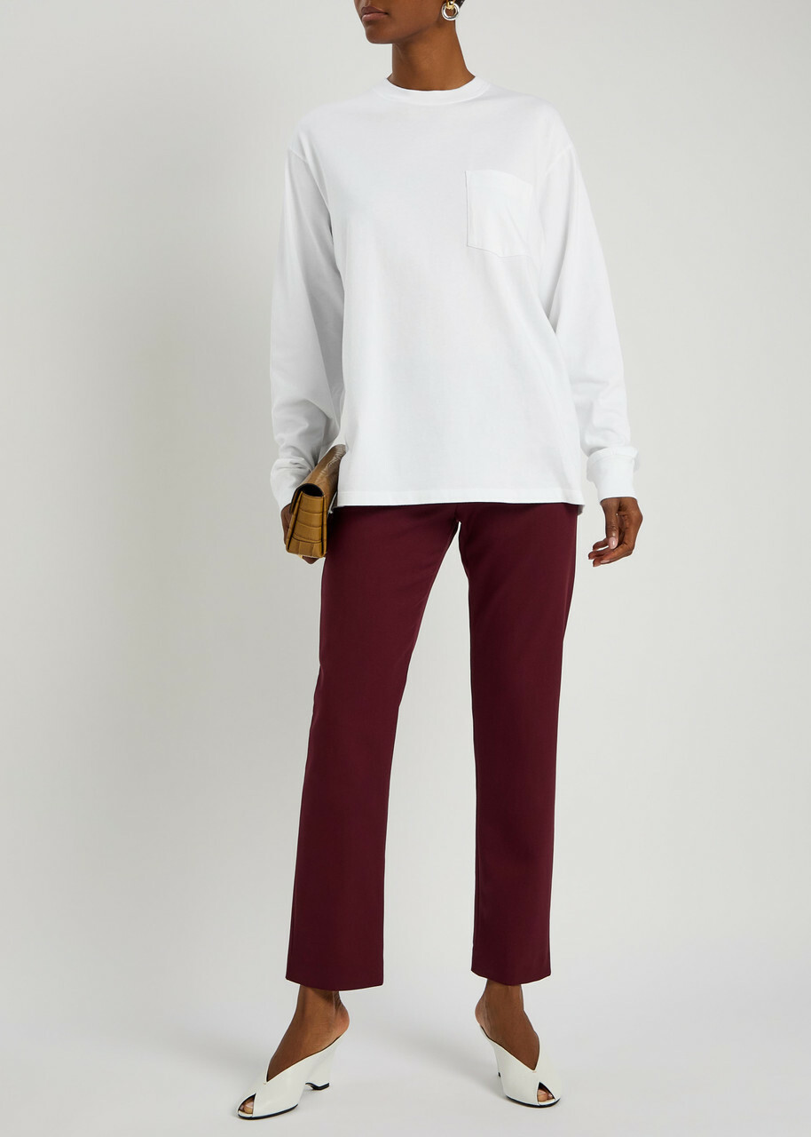 Armarium Vito Long-sleeve Cotton T-shirt White