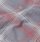 Remi Relief - Checked Cotton-Flannel Shirt - Blue