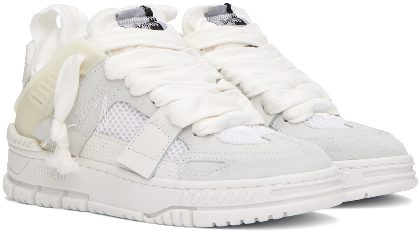 【関税込み】Axel Arigato ホワイト Area Patchwork スニーカー Axel Arigato White Area Patchwork Sneakers Axel Arigato