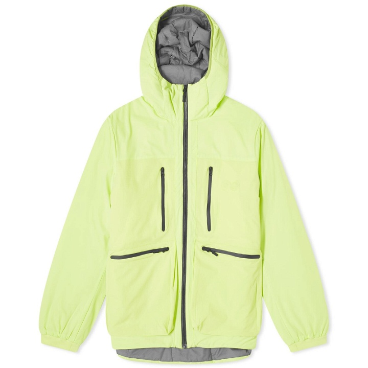 Photo: Purple Mountain Observatory Men's Padded Water Repellent Jacket in Lime
