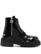 PALM ANGELS - Leather Combat Boots