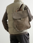 Bleu de Chauffe - Puncho Full-Grain Nubuck Backpack