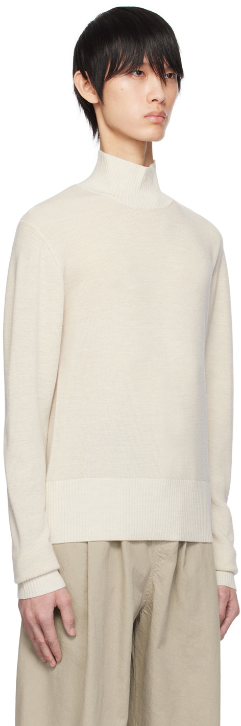 Mark Kenly Domino Tan Studio Off-White Kristopher Turtleneck