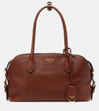Prada Prada Signet Medium leather bowling bag