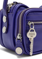 Acne Studios Camero Kit Grained Leather Cross-body bag - Violet - One Size