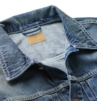 Nudie Jeans - Vinny Pleated Organic Denim Jacket - Blue