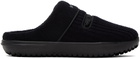 Nike Black Burrow Slippers