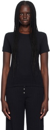 LESET Black Slim Fit T-Shirt