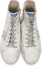 Golden Goose White Francy Classic High-Top Sneakers