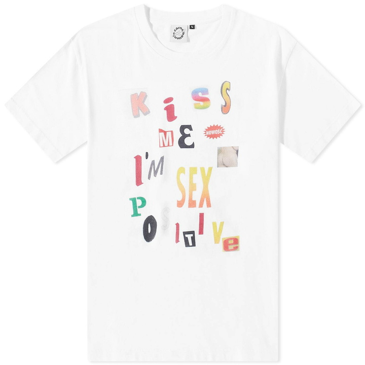 Photo: Carne Bollente Men's Kiss Me Tender T-Shirt in White