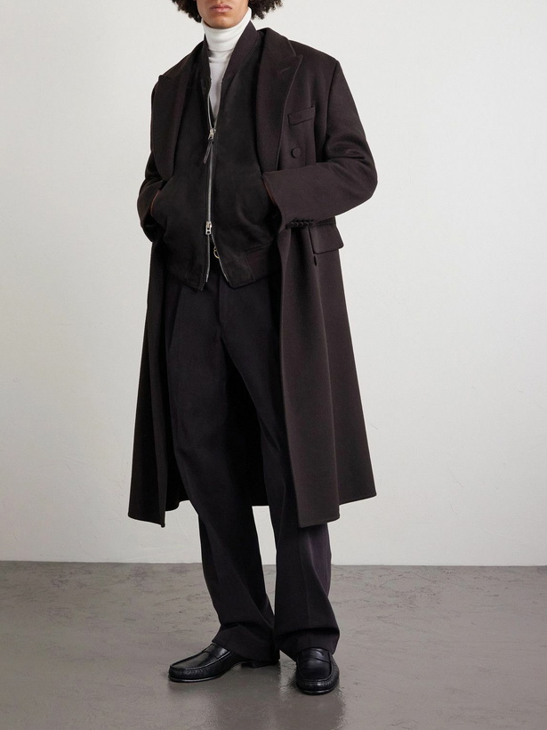 Photo: TOM FORD - Suede Bomber Jacket - Brown