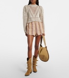 Isabel Marant Melinea striped cotton shorts
