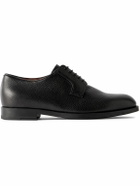 Zegna - New Classic Flex Full-Grain Leather Derby Shoes - Black
