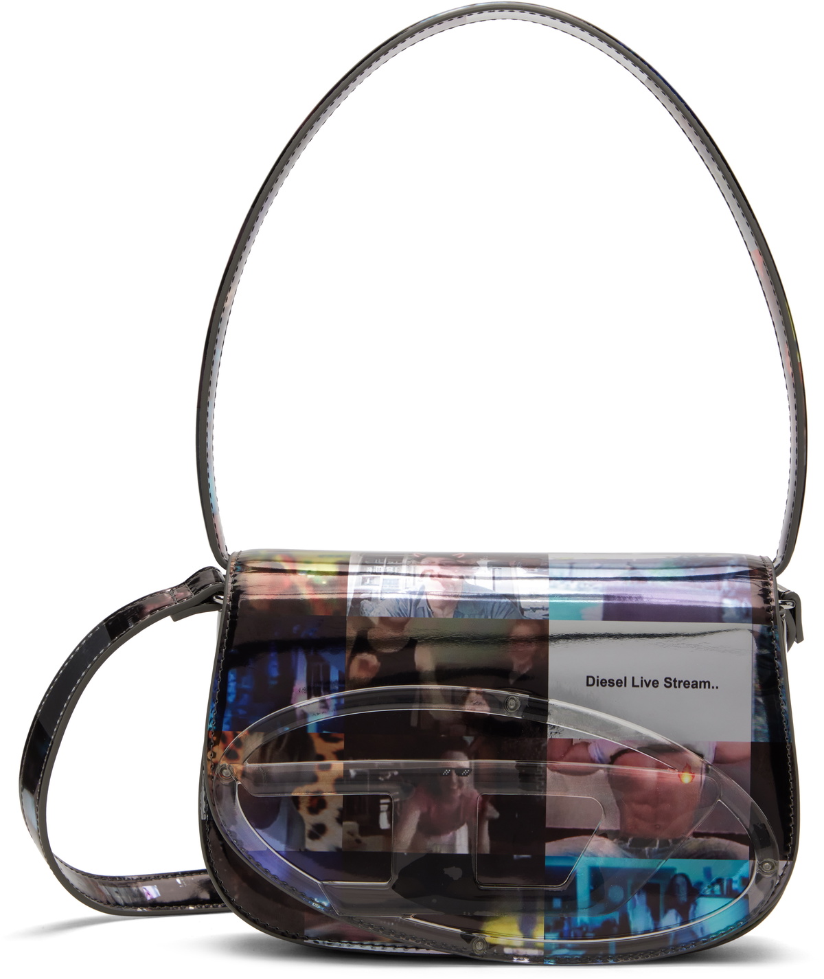 diesel 1DR バッグ Diesel 1DR Leather Shoulder Bag | Blue | FARFETCH