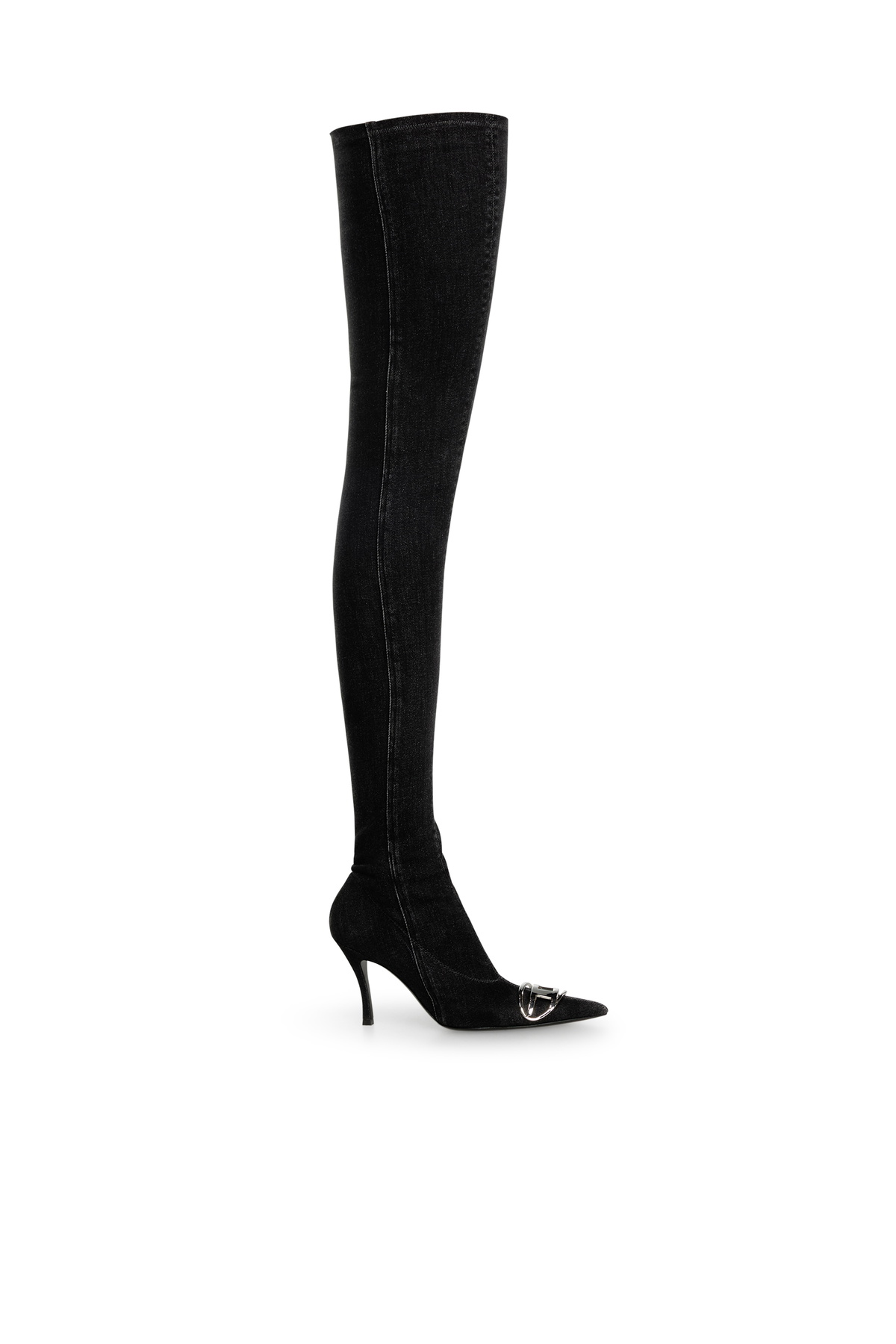 Diesel Over the knee boot - Boots Womens in Black Diesel