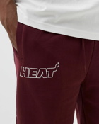 Bstn Brand Bstn & Nba Miami Heat Sweatpants Red - Mens - Sweatpants