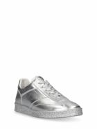 MM6 MAISON MARGIELA - Laminated Leather Low Top Sneakers