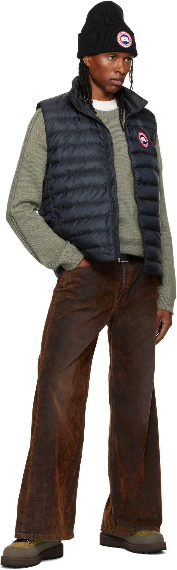 Canada Goose Black Stratus Down Vest