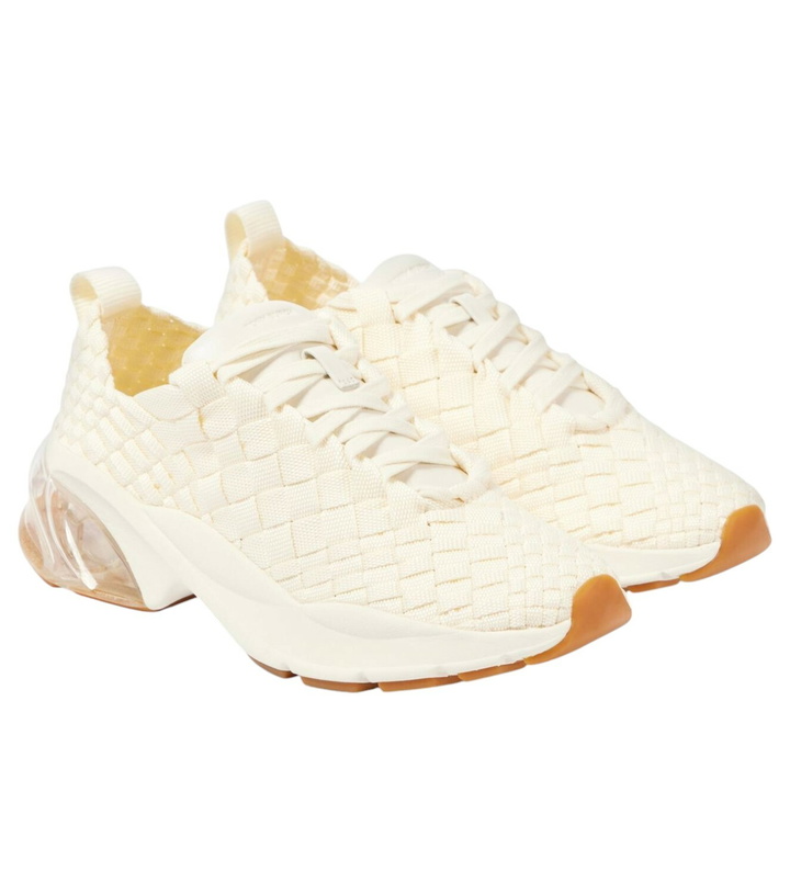 Photo: Tory Burch Good Luck woven trainers
