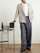 Stòffa - Double-Breasted Wool Suit Jacket - Neutrals