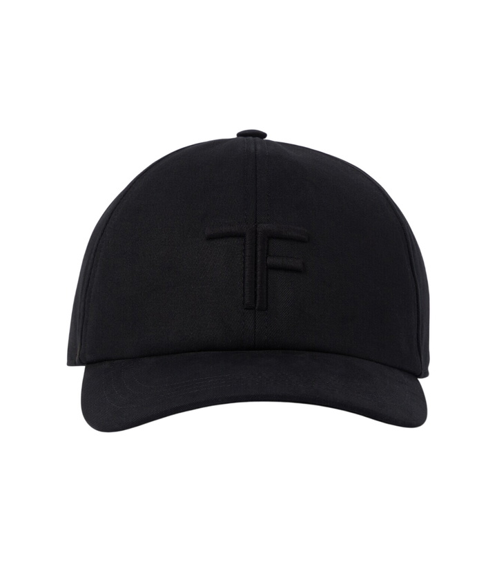 Photo: Tom Ford Logo embroidered cotton baseball cap