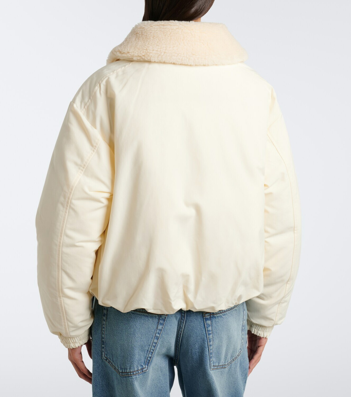 Polo Ralph Lauren Teddy-trimmed cropped blouson jacket