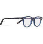 Kingsman - Cutler and Gross D-Frame Acetate Optical Glasses - Blue