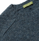 Sid Mashburn - Mélange Wool Sweater - Blue