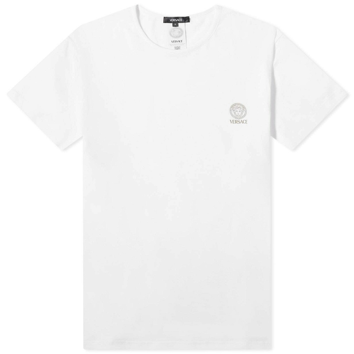 Photo: Versace Men's Medusa Lounge T-Shirt in Optical White