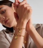 Foundrae Four Heart Clover 18kt gold chain bracelet with diamonds