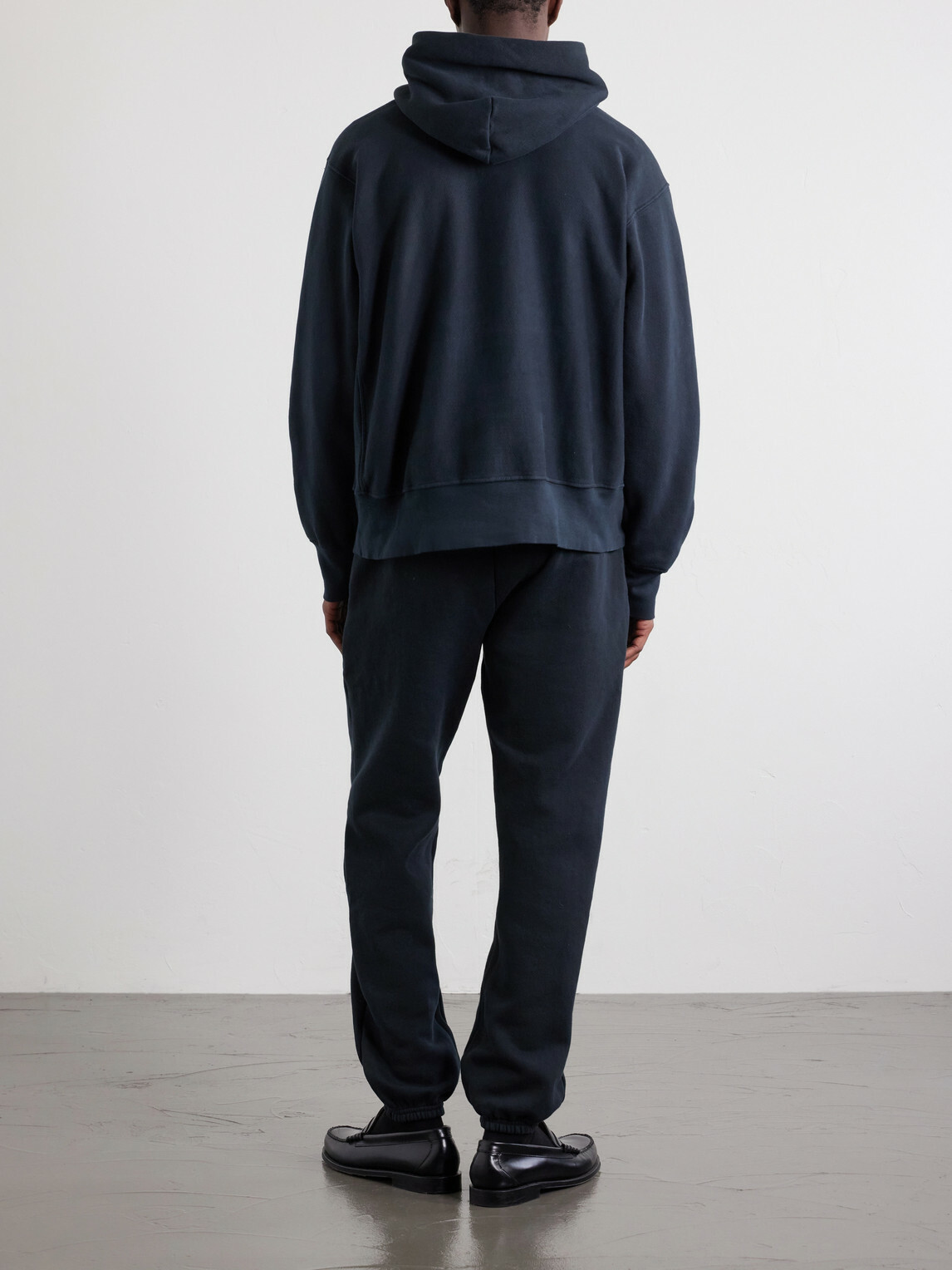 Les Tien - Cotton-Jersey Hoodie - Black